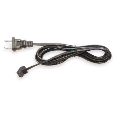 Cord Set W/ Plug For 115V Axial Fans, 45 Degree Plug Head, 72 in L, 1-15P MPN:3RP14