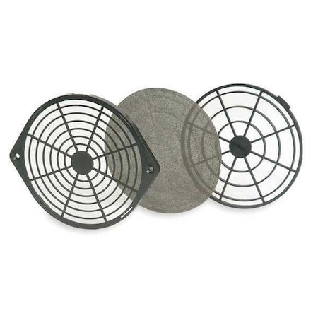 Fan Filt Guard Assembly, Fan Size 6-3/4In MPN:3RP16