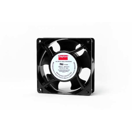 Standard Square Axial Fan, 230V AC, Aluminum, 4 11/16 in W. MPN:55VD25