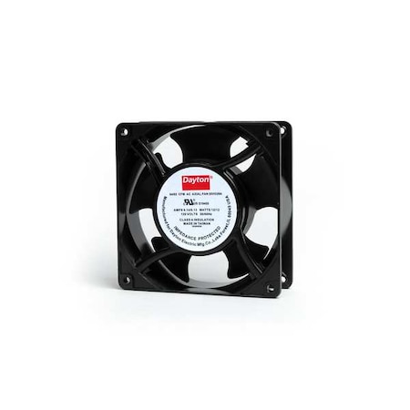 Standard Square Axial Fan, 120V AC, Aluminum, 4 11/16 in W. MPN:55VD29