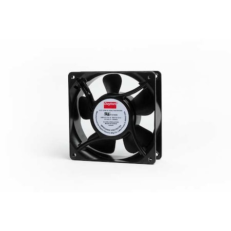 Standard Square Axial Fan, 115V AC, Aluminum, 4 11/16 in W. MPN:55VD30