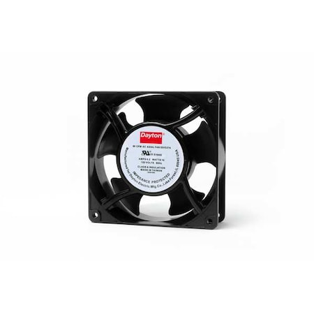 Axial Fan, 4-11/16 in W x 4-11/16 in H x 1-1/2 in D, 99 cfm, 120V AC, IP33, Aluminum MPN:55VD37
