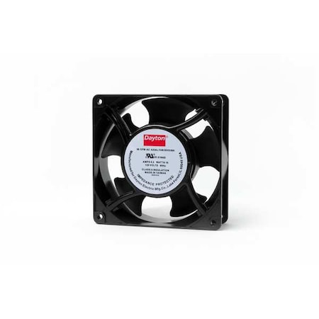 Standard Square Axial Fan, 120V AC, Aluminum, 4 11/16 in W. MPN:55VD38