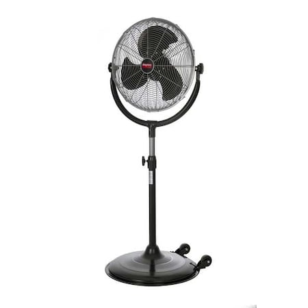Pedestal Fan, 3 Speeds, Silver, Tilting Head MPN:61LD85
