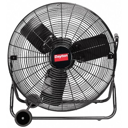 Light Duty Quiet Design Industrial Fan, Floor Mount, 24 in Blade Dia, 115V, 2, 280/4, 320/5, 030 cfm MPN:6AGY9