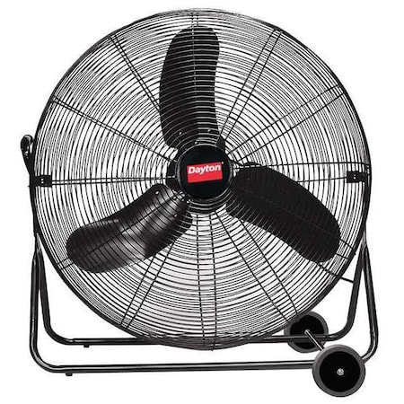 Light Duty Quiet Design Industrial Fan, Floor Mount, 30 in Blade Dia, 115V, 3, 450/6, 090/7, 450 cfm MPN:6AGZ0
