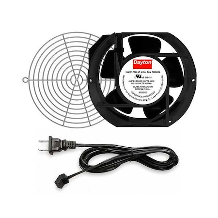 Oblong Axial Fan Kit, 120V AC, Cast Aluminum, 6 3/4 in W. MPN:786EW8