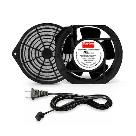 Oblong Axial Fan Kit, 120V AC, Cast Aluminum, 6 3/4 in W. MPN:786EW9
