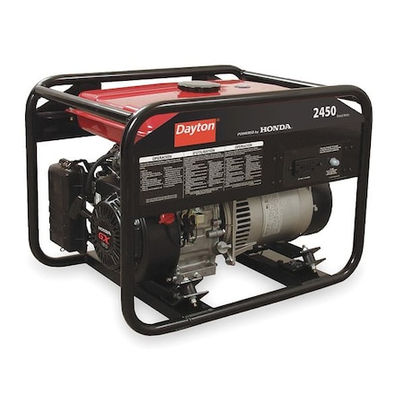 Portable Generator, Gasoline, 2, 450 W Rated, 4, 550 W Surge, Recoil Start, 120V AC, 20.4 A MPN:GEN-3000-1GH0
