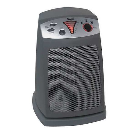 Portable Electric Heater, 1500/900, 120V AC, 1 Phase, 5118 / 3071 BtuH, Oscillating MPN:1VNX1