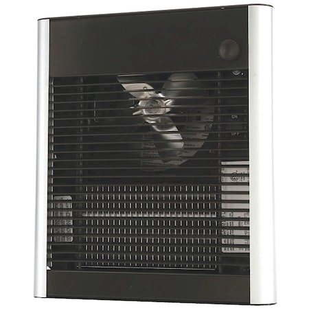 Recessed Electric Wall-Mount Heater, Recessed or Surface, 1500/2000 W, 240/277V AC, White MPN:2HAC8