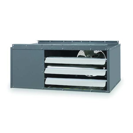 Gas Wall and Ceiling Unit Heater, NG/LP, 30, 000, 370 cfm, Direct, Propeller, 1/2 in MPN:2RYU7A