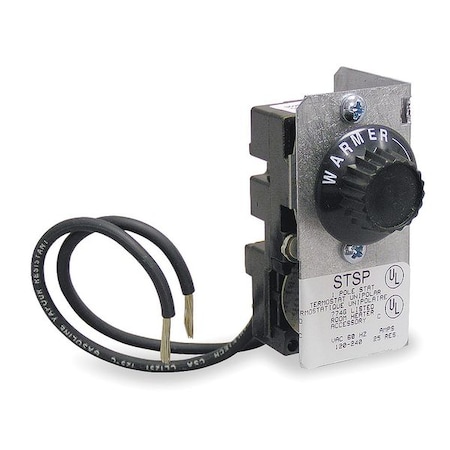 Bimetal Thermostat, Built In, 45 to 85 F MPN:2YV12