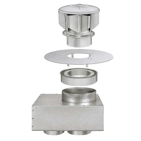 Horizontal Combustion Air Inlet Kit, 5 In MPN:32V264