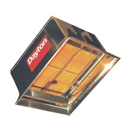 Gas Infrared Flat Panel Heater, LP, 60, 000 BtuH Input, 22 1/2 in H x 19 1/8 in W MPN:3E461