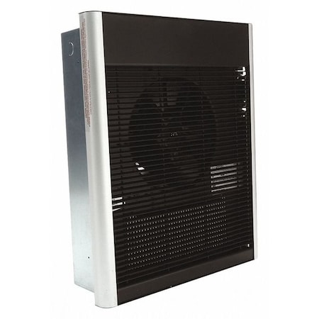 Recessed Electric Wall-Mount Heater, Recessed or Surface, 4800 W, 208V AC, Bronze MPN:3END9