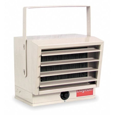 Electric Wall & Ceiling Unit Heater, 1 Phase, 240/208VAC, 12-1/2 in H x 14 in W x 11-1/4 in D MPN:3UG73