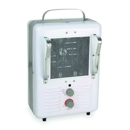 Portable Electric Jobsite & Garage Heater, 120V, 1.3 kW/1.5 kW, 5-15P, 1-Phase MPN:3VU33