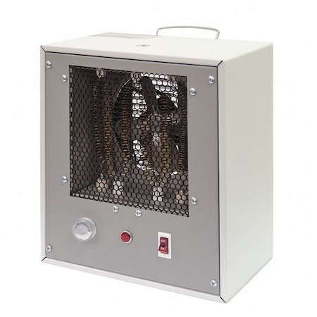 Portable Electric Heater, 1500/750, 120V AC, 1 Phase, 5118 / 2560 BtuH, Non-Oscillating MPN:402M62