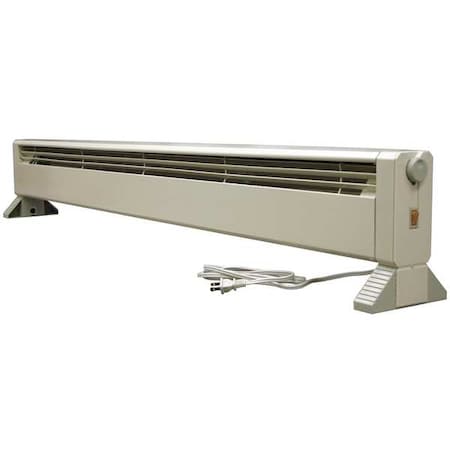 Electric Baseboard Heater, 1500, 120V AC, 1 Phase, 5120 BtuH, Non-Oscillating MPN:54UD13