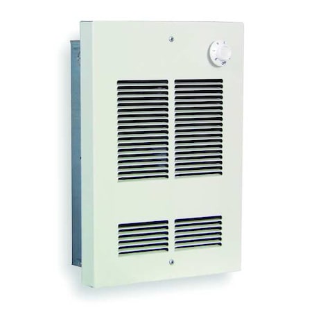 Recessed Electric Wall-Mount Heater, Shallow Recessed or Surface, 1500/2000 W, 208/240V AC, White MPN:5ZK70