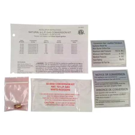 Gas Conversion Kit, NG to LP, Drill Sz #36 MPN:6PPR9