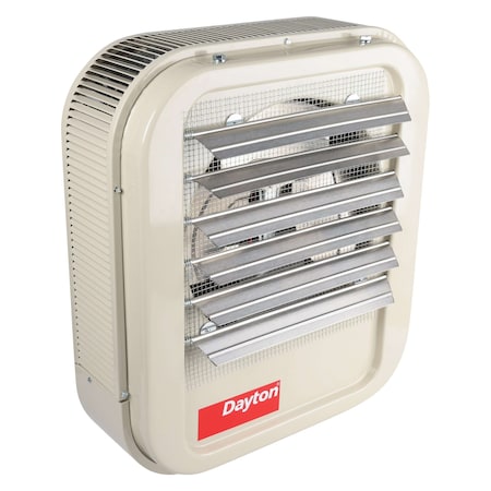 Fan Forced Electric Unit Heater, Wall & Ceiling, 3 Phase, 480VAC, 10kW, 21-3/4 in H, 19 in W MPN:804RZ8