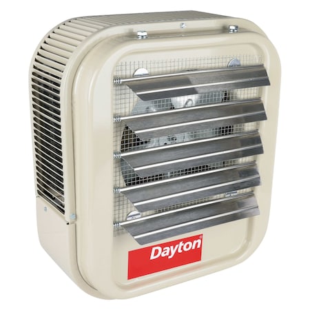 Fan Forced Electric Unit Heater, Wall & Ceiling, 3 Phase, 208/240VAC, 15kW/20kW, 21-3/4 in H MPN:804T03