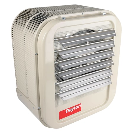 Fan Forced Electric Unit Heater, Wall & Ceiling, 3 Phase, 208/240VAC, 22.5kW/30kW, 30 in H MPN:804T07