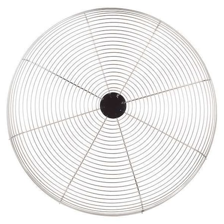 FanGuard, Silver, 24inDia, StainlessSteel MPN:07088