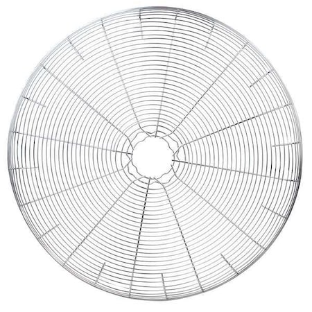 Fan Guard, Silver, 24 in Dia, Steel MPN:21070