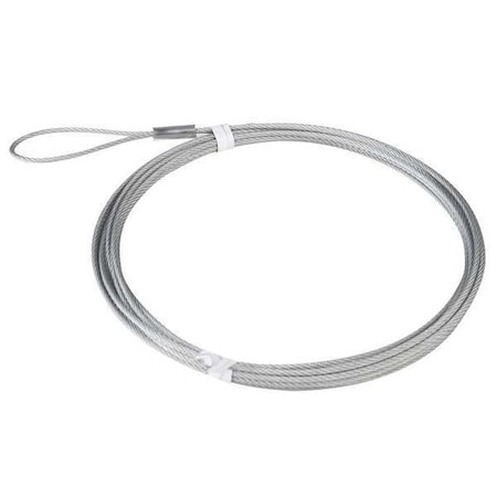 Safety Cable, Silver, Steel, 12 ft L MPN:21204