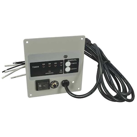 ControlPanel, 6.3125inW, Steel, Gray MPN:HV60008G