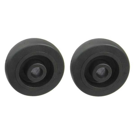 Wheel, Black, 2-1/2 in Dia, PK2 MPN:VE22YK18WG