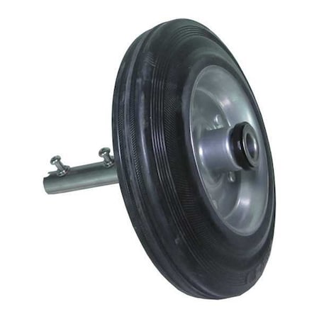 Wheel, Black/Silver, 8 in Dia, PK2 MPN:VE2RDZ3WG