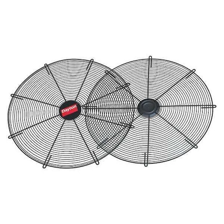 FanGuardSet, Black, 26-3/8inDia, Steel MPN:VECM24GG
