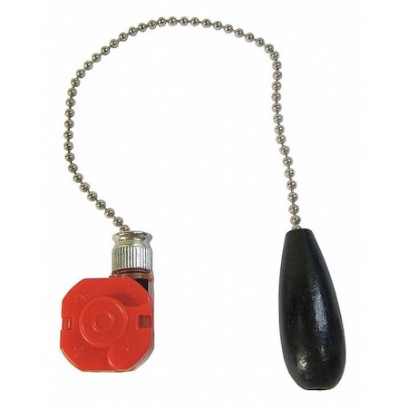 Pull Chain Switch, Off/On/On/On, SP3T MPN:VEPULLCSG