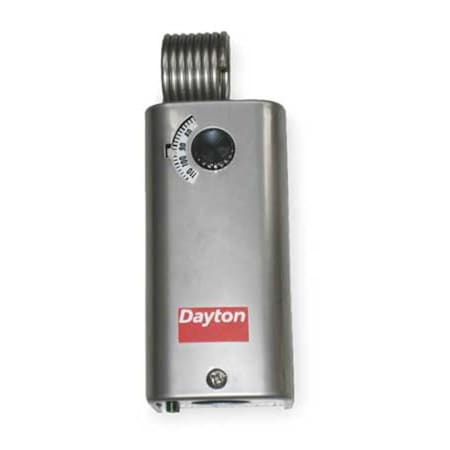 Line Voltage Mechanical Thermostat, Heat or Cool, 30 to 110F, Exposed Dial, Fixed, 120 to 270V AC, 1C/1H MPN:2NNR9