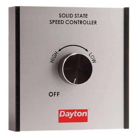 Speed Control, 115V AC, 10 A, Dial MPN:48C173
