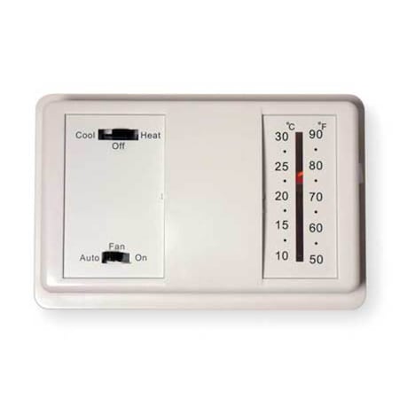 Low Voltage Thermostat, Hardwired, 20/30VAC MPN:4PU47