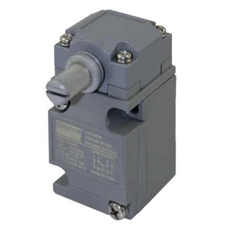 Heavy Duty Limit Switch, No Lever, Rotary, SPDT, 10A at 600V AC, Actuator Location: Side MPN:11X446