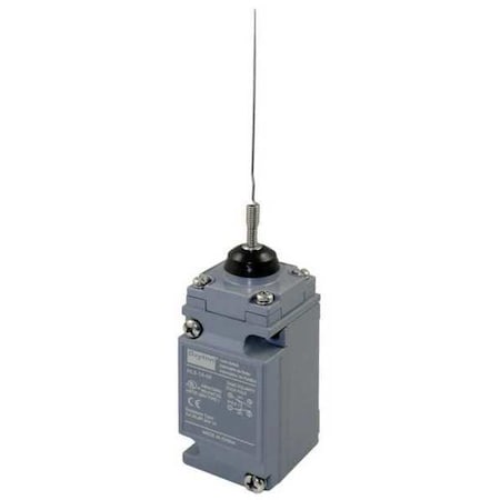Heavy Duty Limit Switch, Cat Whisker, Wobble Stick, SPDT, 10A at 600V AC, Actuator Location: Top MPN:11X453