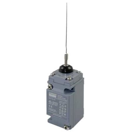 Heavy Duty Limit Switch, Cat Whisker, Wobble Stick, DPDT, 10A at 600V AC, Actuator Location: Top MPN:12T850
