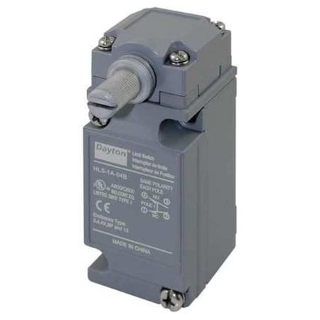Heavy Duty Limit Switch, No Lever, Rotary, SPDT, 10A at 600V AC, Actuator Location: Side MPN:12T896
