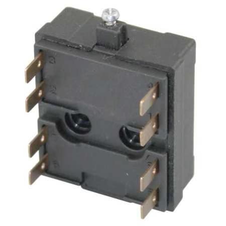 Contact Block, Black, 2NO/2NC, 14 mm MPN:12T902