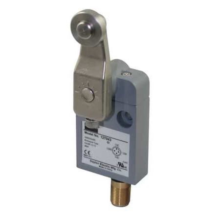 Limit Switch, Roller Lever, Rotary, SPDT, 10A at 300V AC, Actuator Location: Side MPN:12T943
