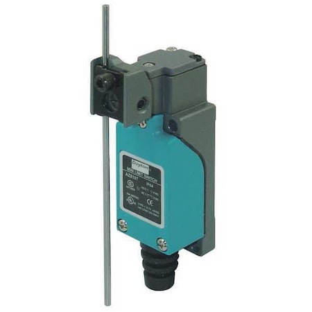 Limit Switch, Adjustable Rod, Rotary, SPDT, 10A at 300V AC, Actuator Location: Side MPN:12T960