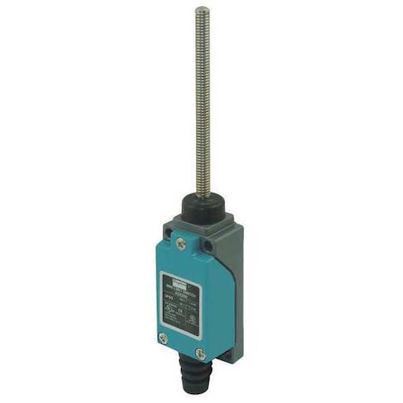 Limit Switch, Coil Spring, Wobble Stick, SPDT, 10A at 250V AC, Actuator Location: Top MPN:12T962