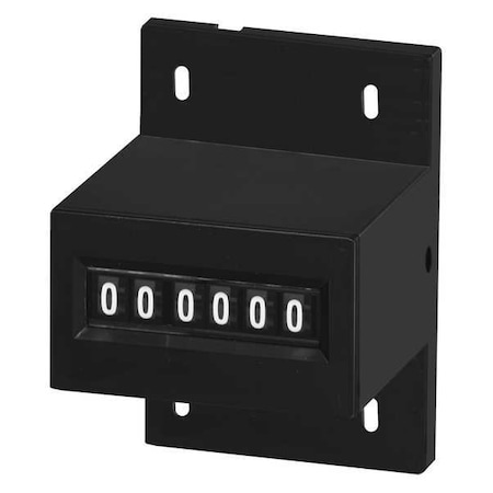 Counter, 6 Digit, Base Mount, 24VAC, Depth: 2.42 in MPN:1A789