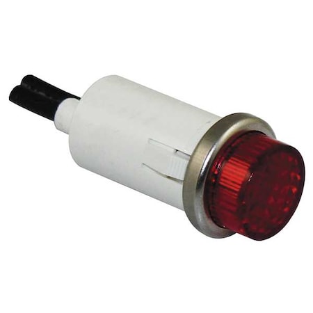 Raised Panel Light, Red, 12 V AC/DC MPN:22NY40